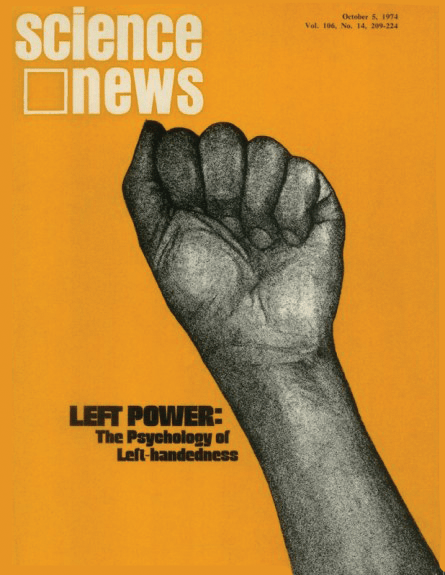 Science News cover for October 5, 1974. 