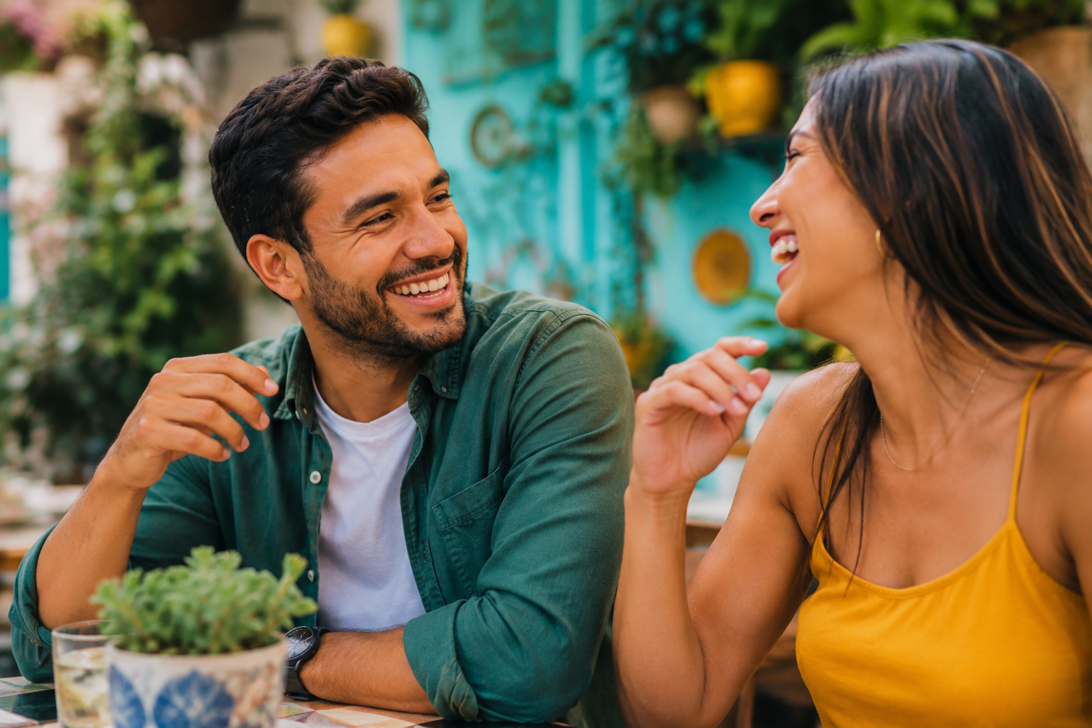 Conversación natural y atractiva basada en confianza, respeto y conexión